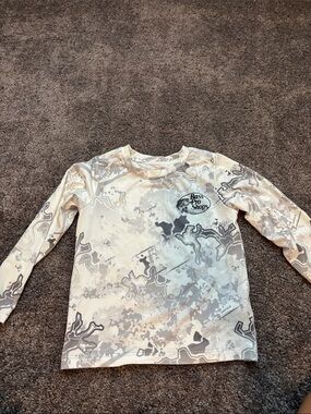 Bass Pro Shops Tan and Gray Camo Performance Long Sleeve Shirt